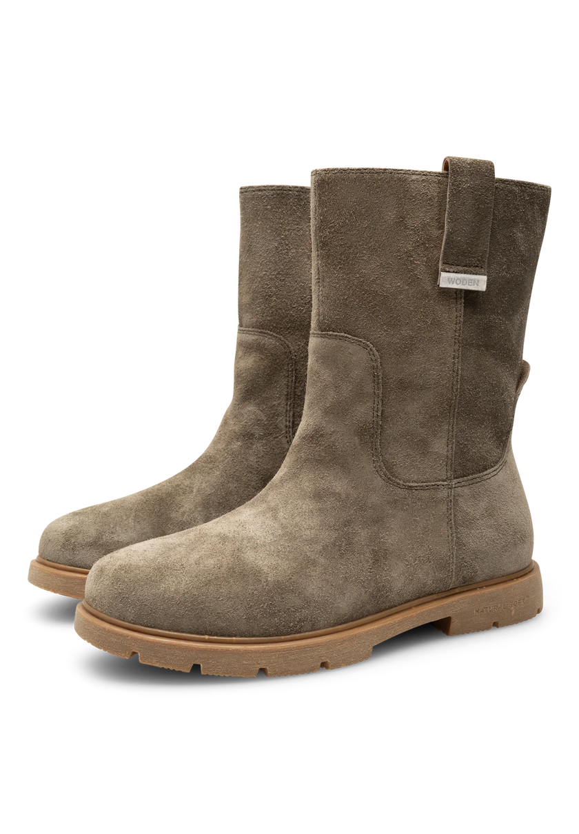 Luna S Boot in Silver Mink