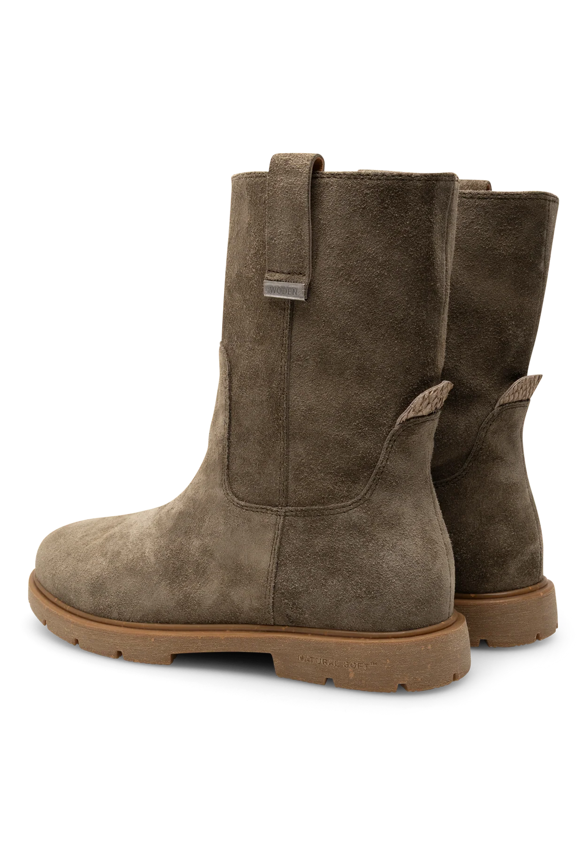 Luna S Boot in Silver Mink