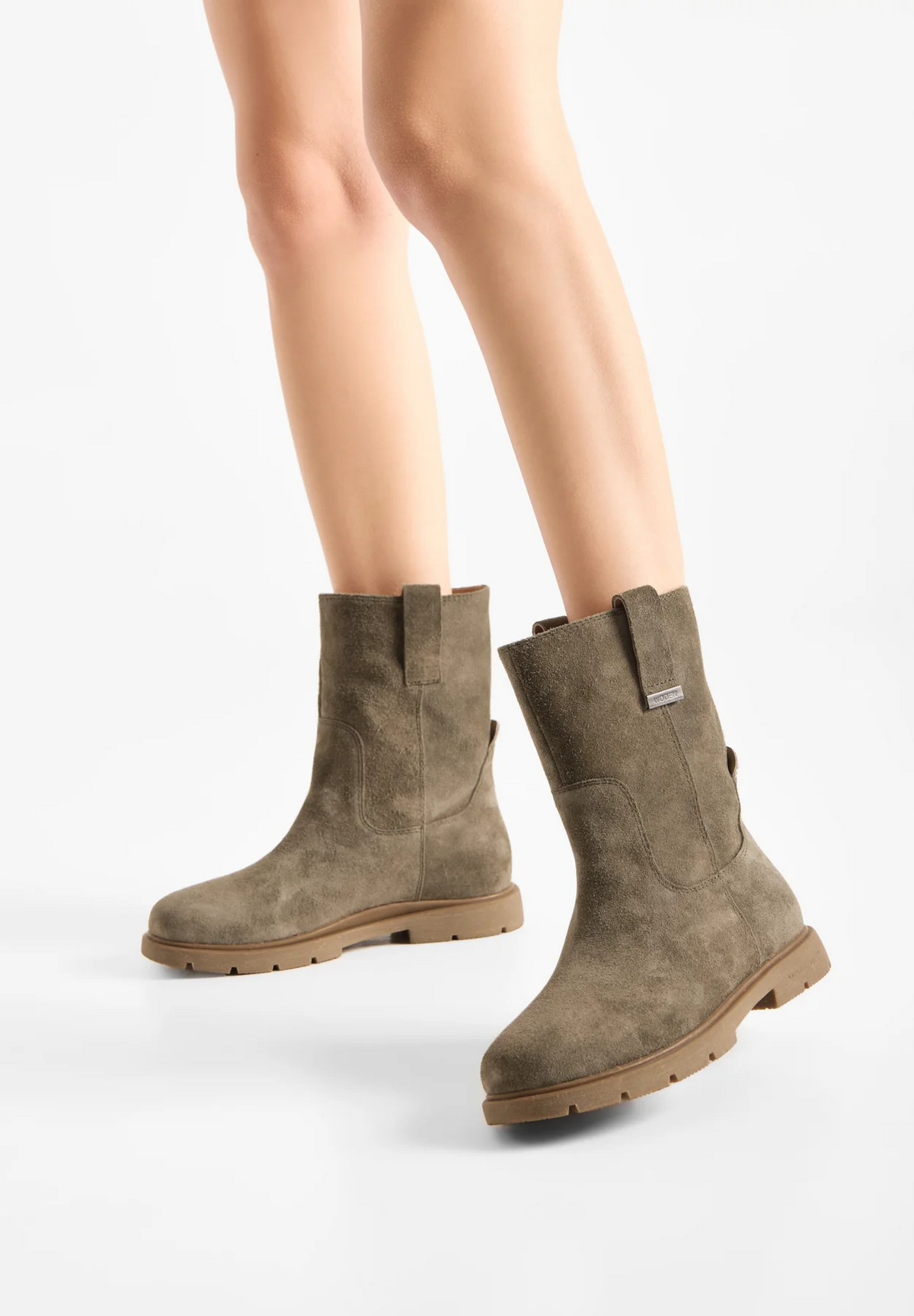 Luna S Boot in Silver Mink