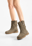 Luna S Boot in Silver Mink