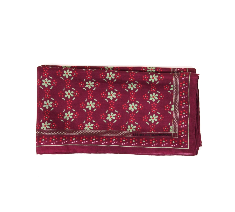 Les Belles Vagabondes 100% Silk Square - Small