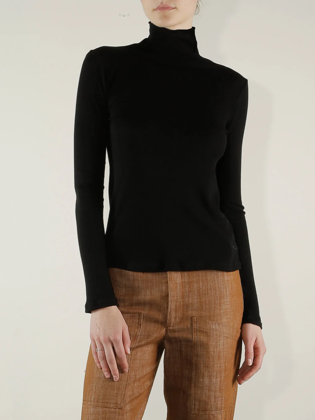 Cleo Turtleneck in Lightweight Rib