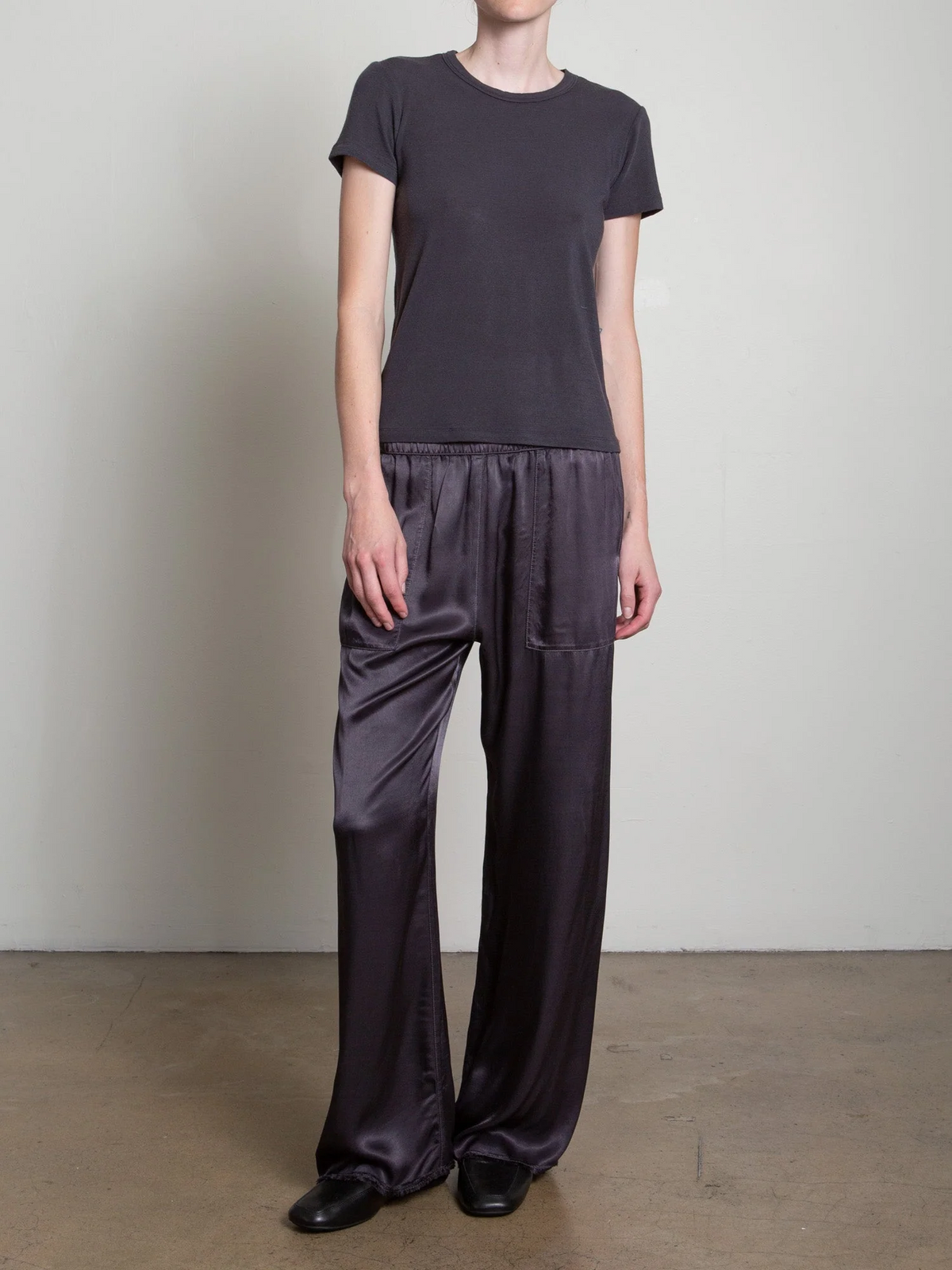 Taryn Pant in Vintage Satin