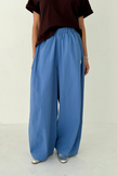 Le Bon Shoppe Parachute Pants - Slate Blue