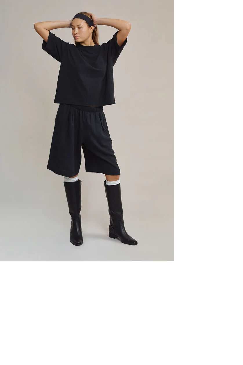 Jungmaven 100% Hemp Cambria Short - Black