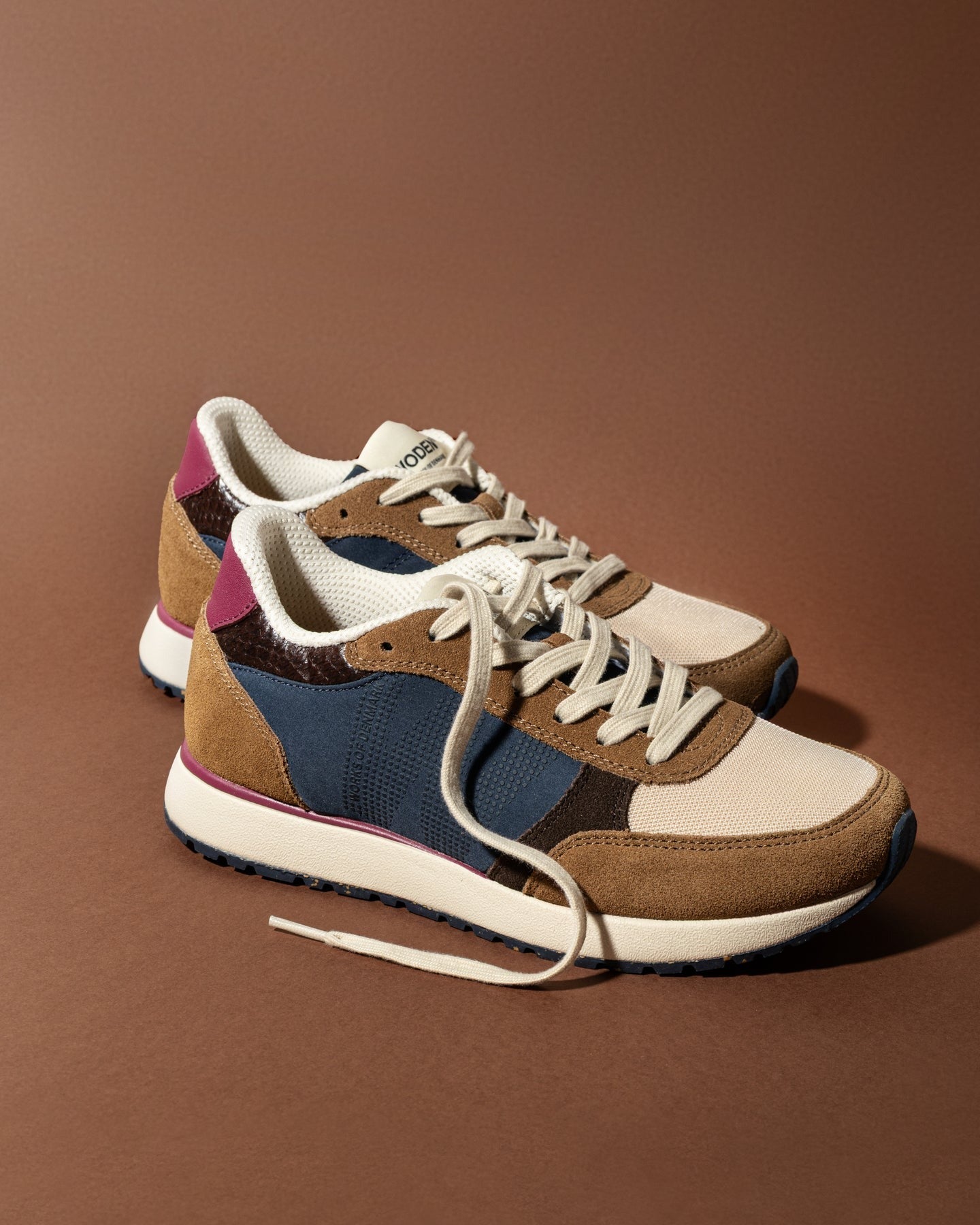 Woden Ronja Sneaker - Caramel Multi
