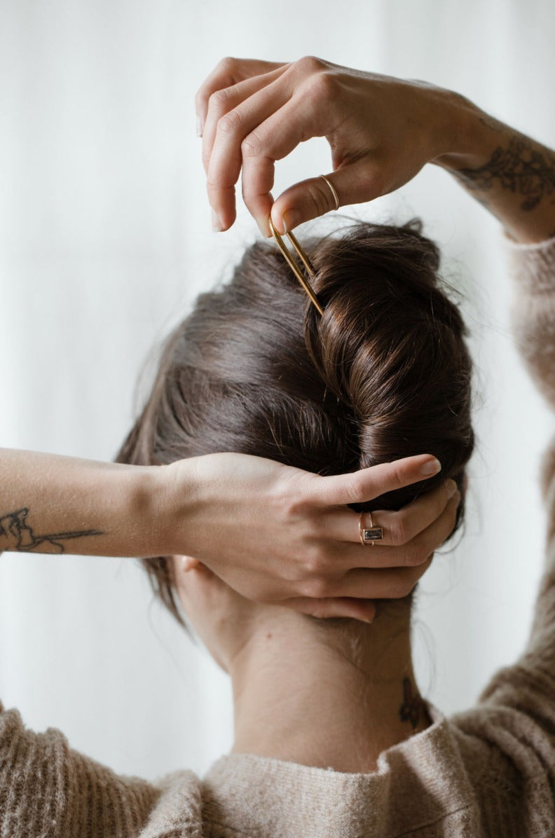 Civil Alchemy Brass Hair Pin