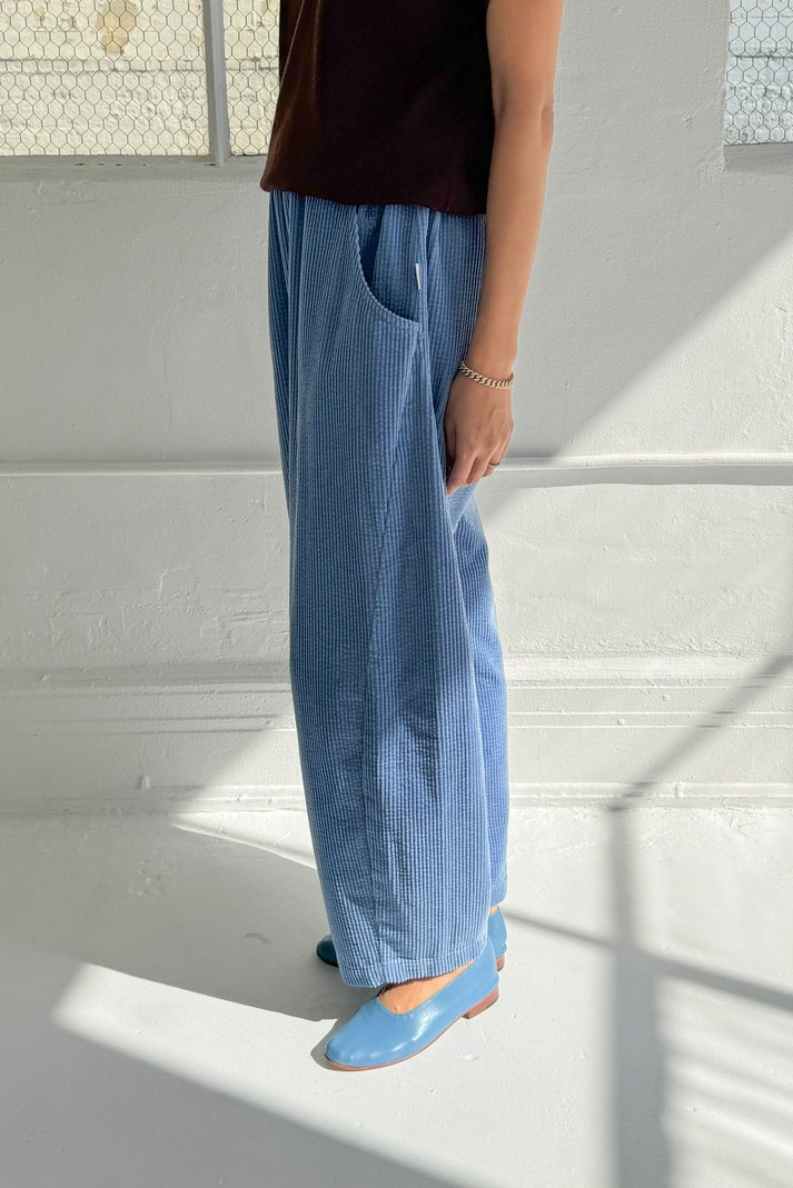 Le Bon Shoppe Soft Corduroy Arc Pants - Blue