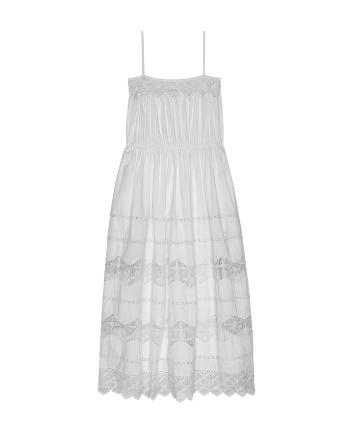 The Rosette Crochet Dress.