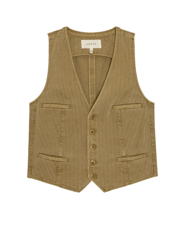 The Suit Vest in Driftwood