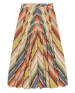 The Rhythm Skirt in Davenport Stripe