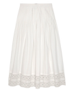 The Structured Victorian Skirt in White