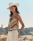 The Folio Top in Davenport Stripe