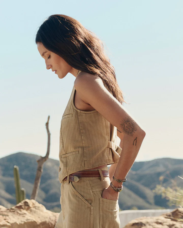 The Suit Vest in Driftwood