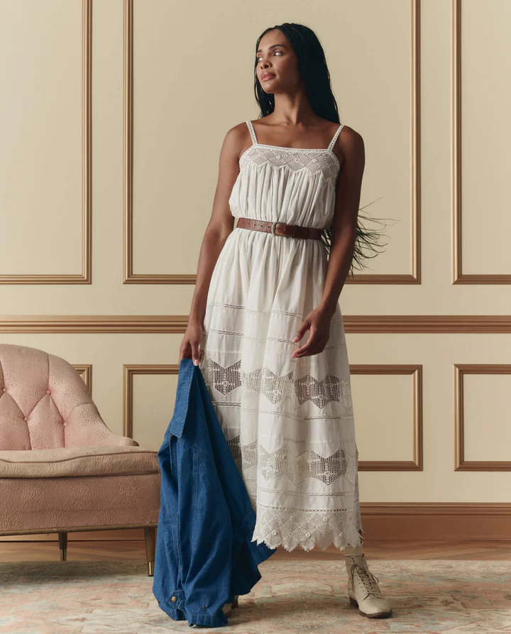 The Rosette Crochet Dress.