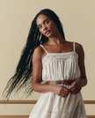 The Rosette Crochet Dress.
