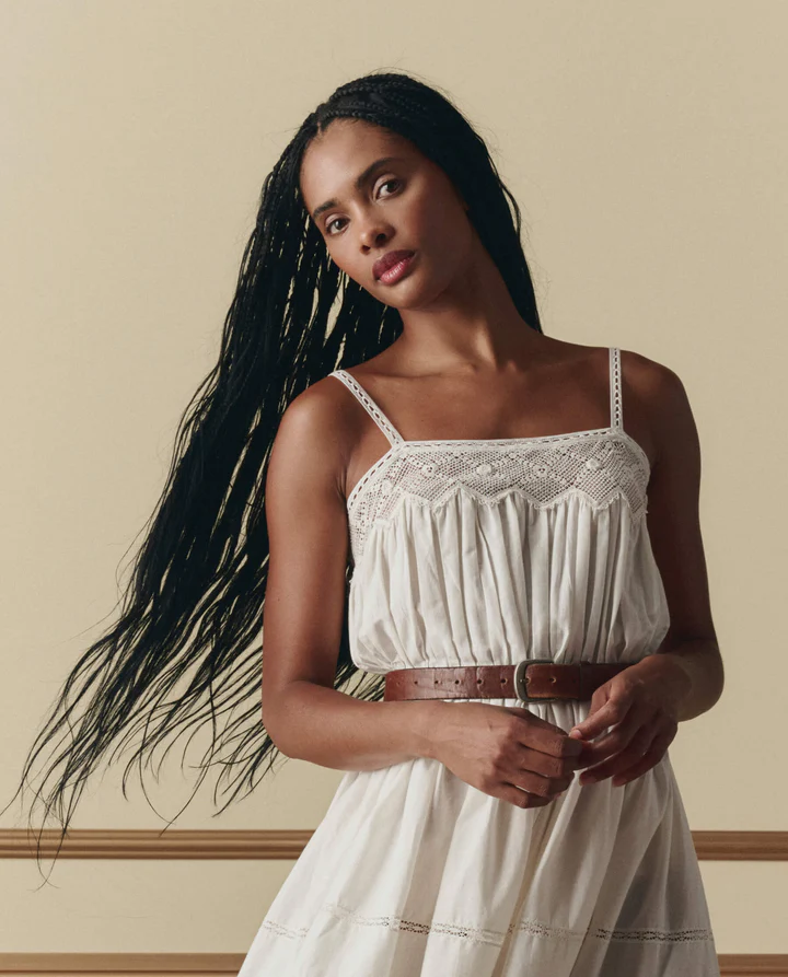 The Rosette Crochet Dress.