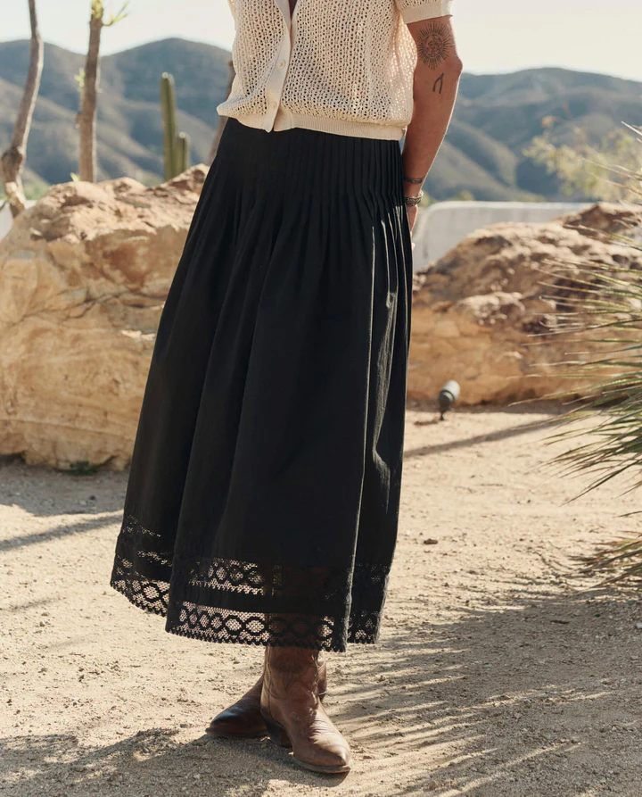The Structured Victorian Skirt in Black