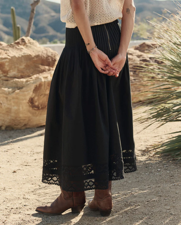 The Structured Victorian Skirt in Black