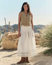 The Structured Victorian Skirt in White