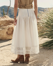 The Structured Victorian Skirt in White