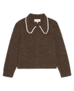 The Crochet Collar Cardigan.
