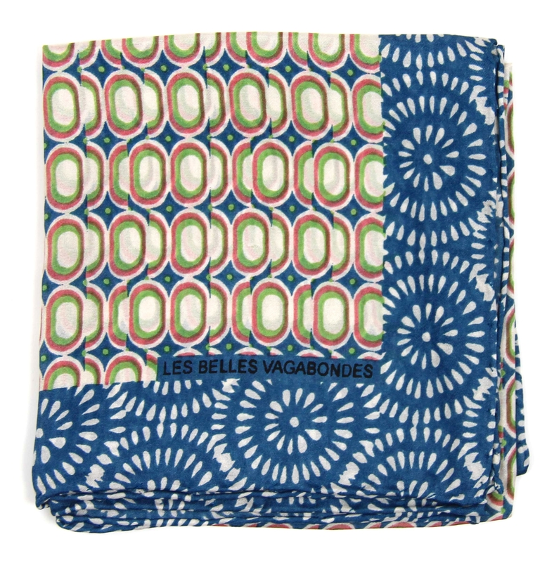Les Belles Vagabondes 100% Silk Square - Small