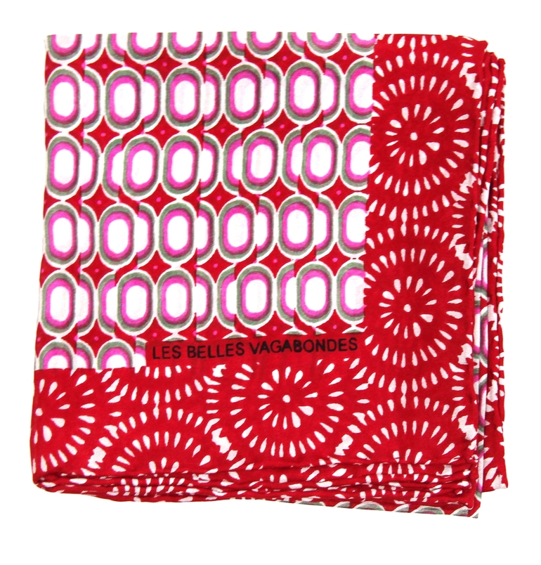Les Belles Vagabondes 100% Silk Square - Small