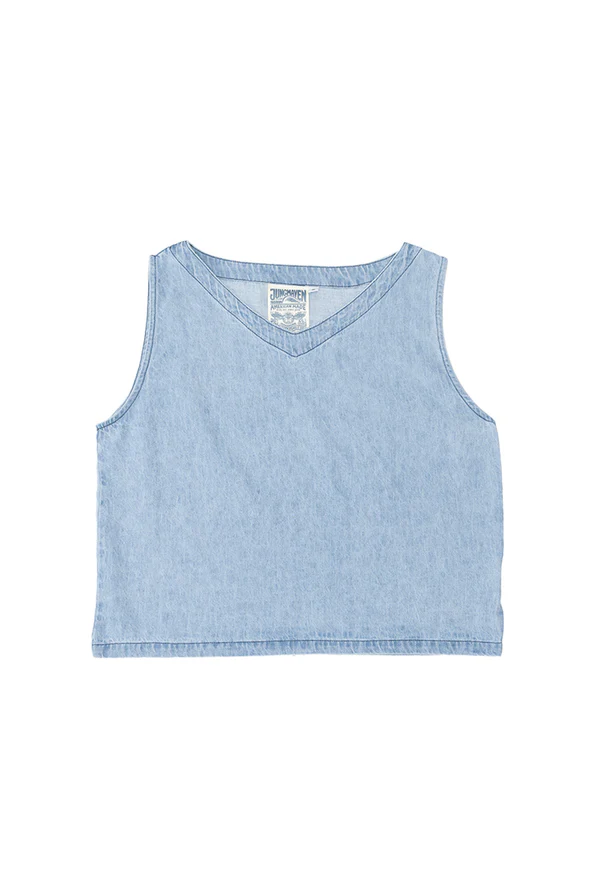 Jungmaven Teton Tank in Light Summer Denim