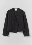 Cotton Twill Cropped Jacket