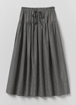 Cotton Silk Check Skirt