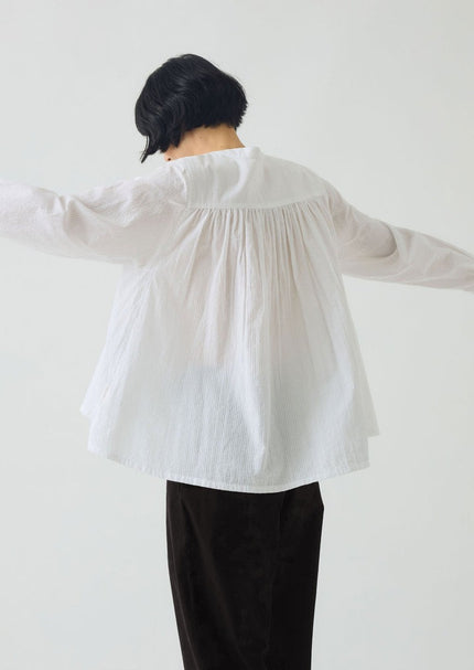 Seersucker Cotton Swing Back Button Down