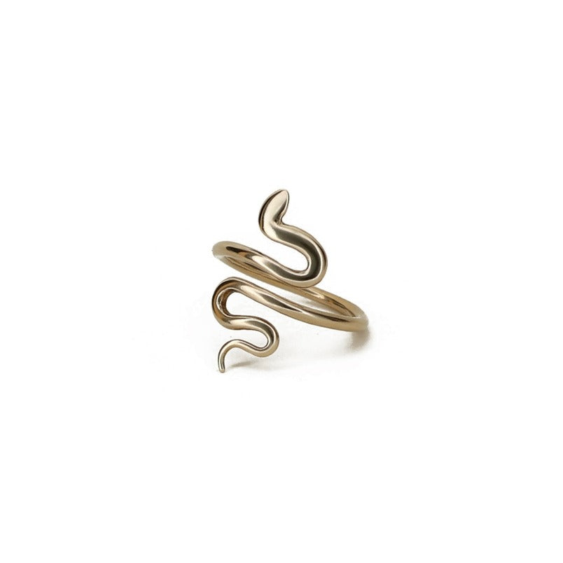 Carolyn Keys Handmade Jewelry - Viper Ring in Brass