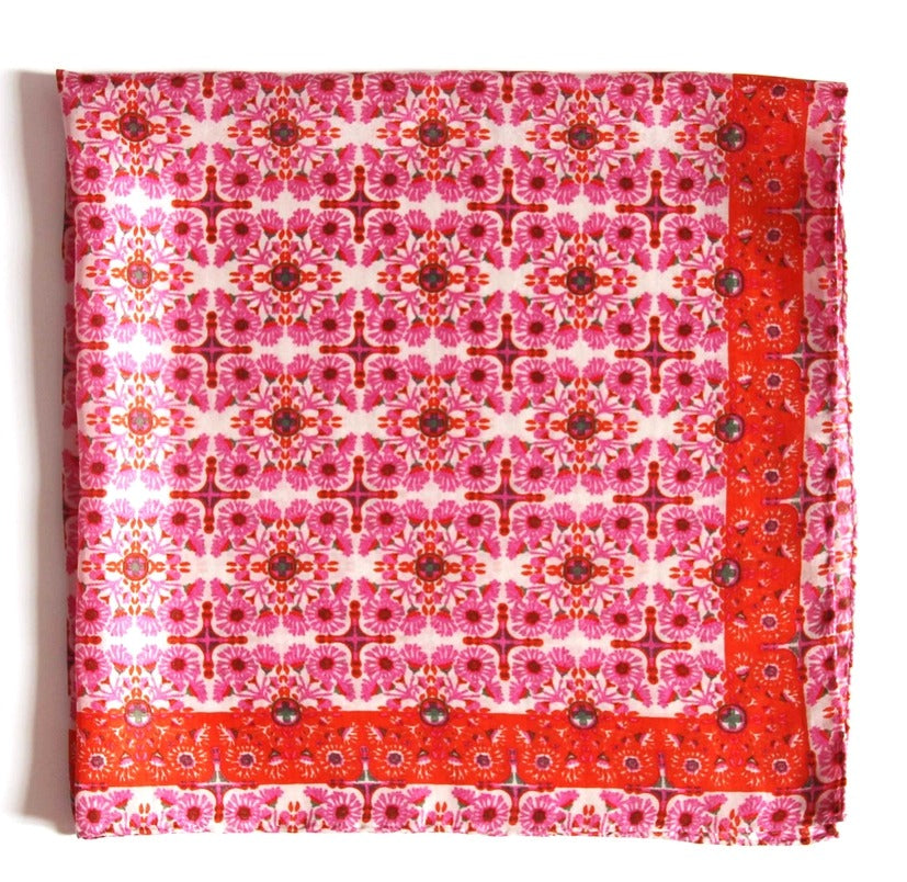 Les Belles Vagabondes 100% Silk Square