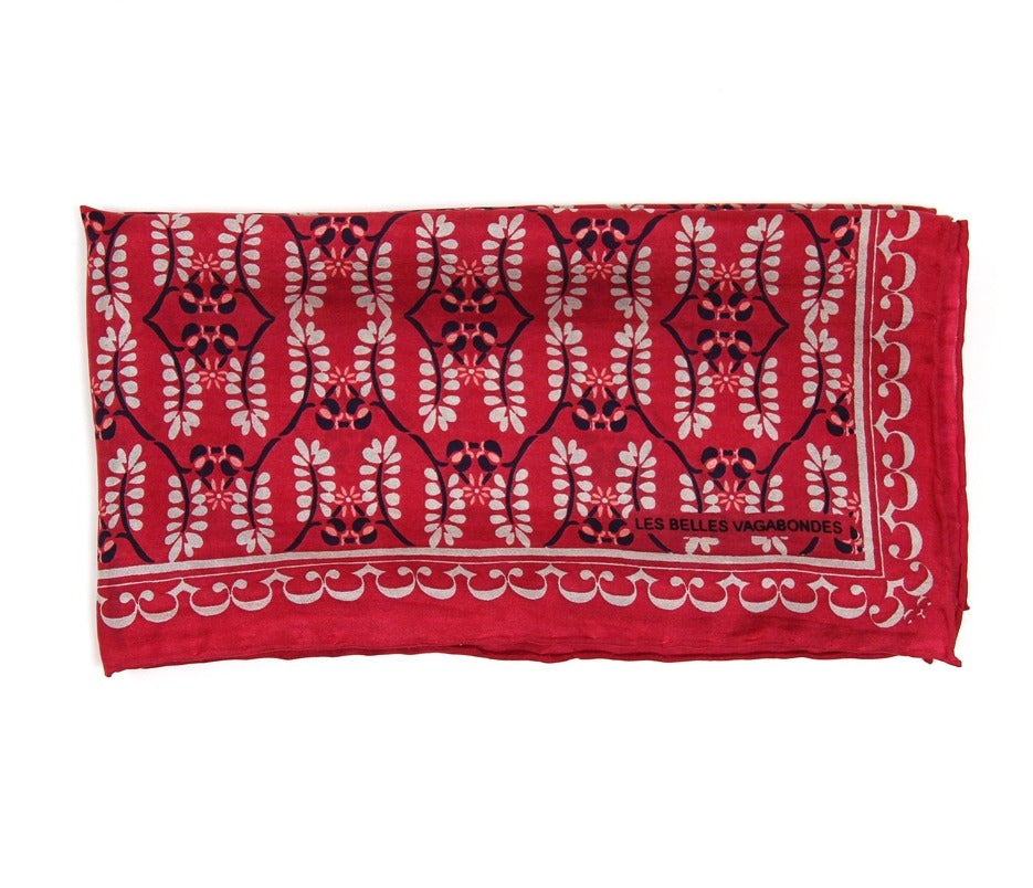 Les Belles Vagabondes 100% Silk Square
