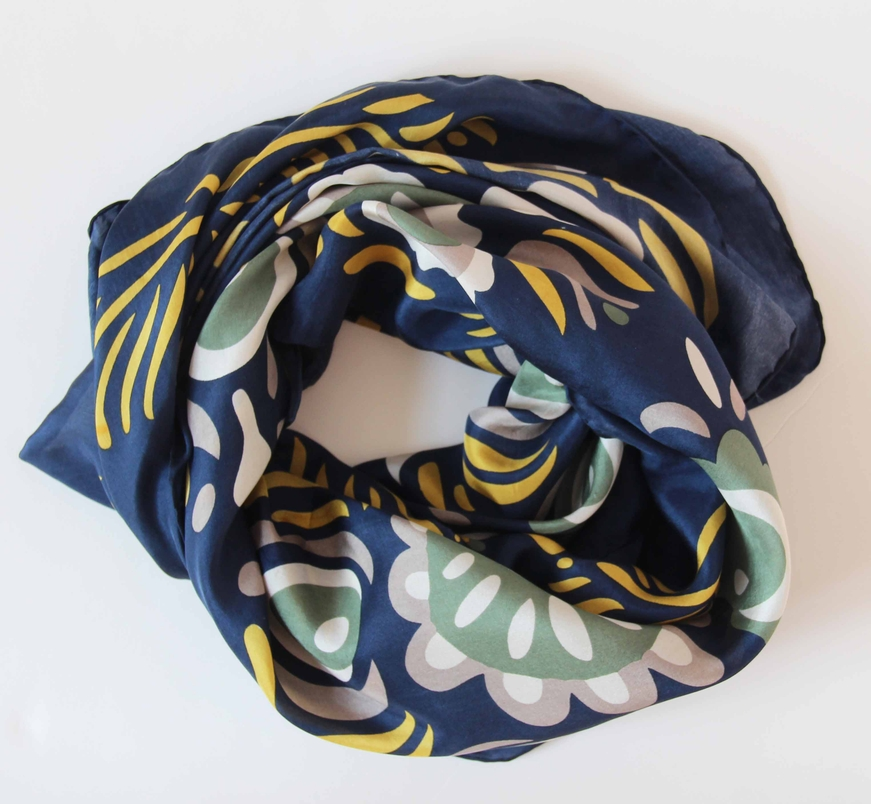 Les Belles Vagabondes 100% Silk Square - Large