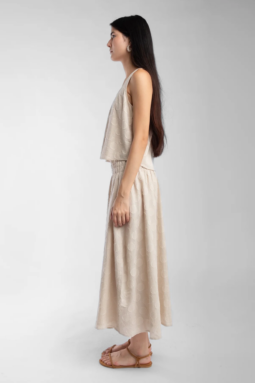 Micaela Greg Arc Tank - in Pearl