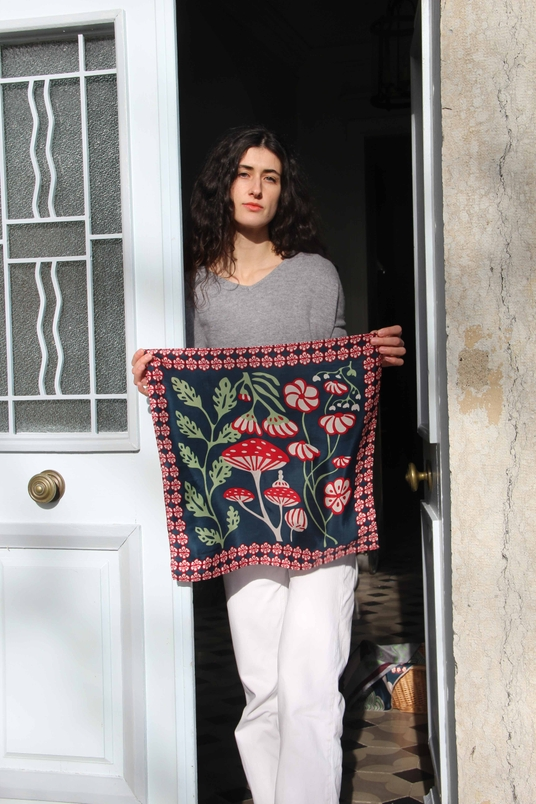 Les Belles Vagabondes 100% Silk Square - Small