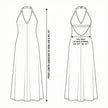 The Handloom Zoe Maxi Dress in Black