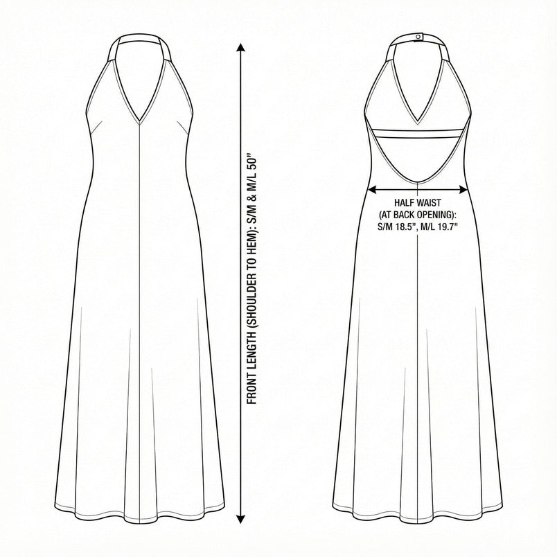 The Handloom Zoe Maxi Dress in Black