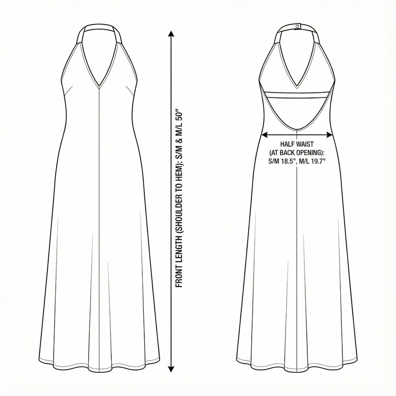The Handloom Zoe Maxi Dress in Navy