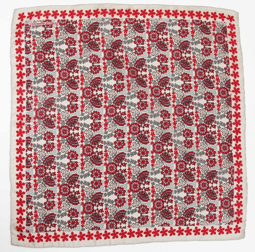 Les Belles Vagabondes 100% Silk Square