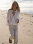 Lucid Flow Tie Pants in Sand