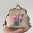 Quince Hand Embroidered Coin Purse