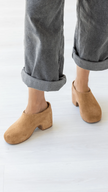 The Terrace Clog - Camel Suede