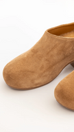 The Terrace Clog - Camel Suede