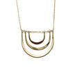 Carolyn Keys Handmade Jewelry - Triple Arc Necklace in 14k Gold Fill