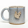 White Squirrel Clayworks Handmade Ceramic Charm Tea Infuser