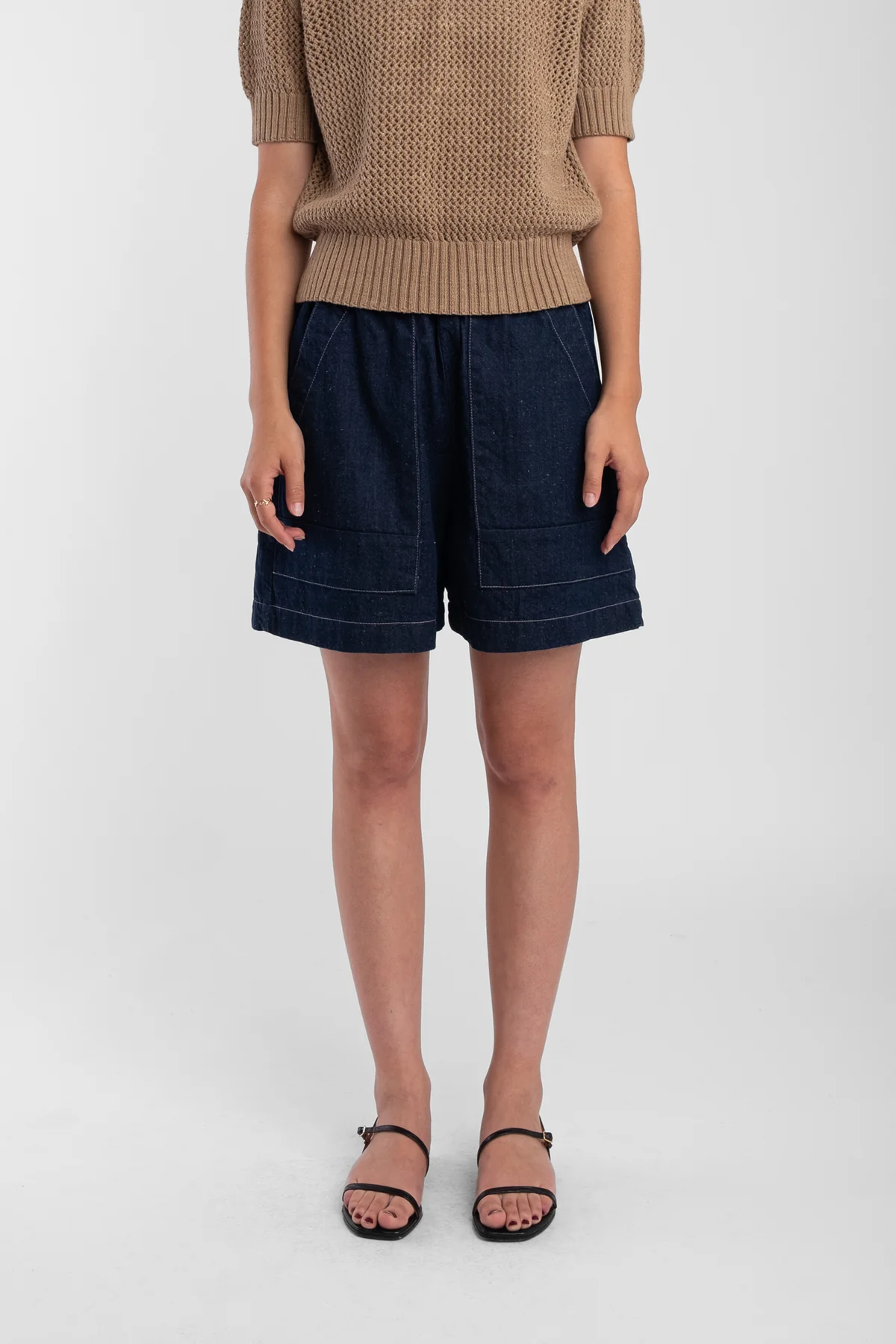 Micaela Greg Dark Indigo Field Short