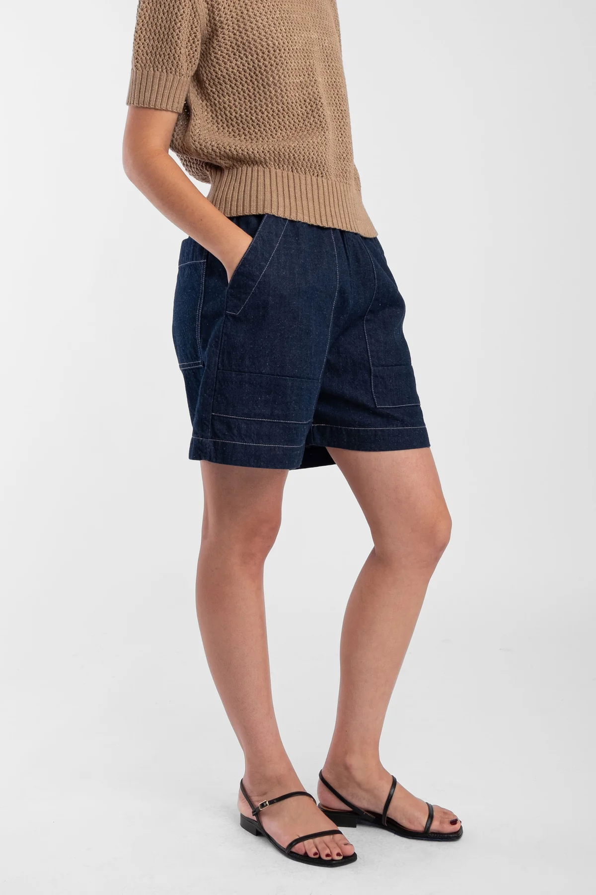 Micaela Greg Dark Indigo Field Short
